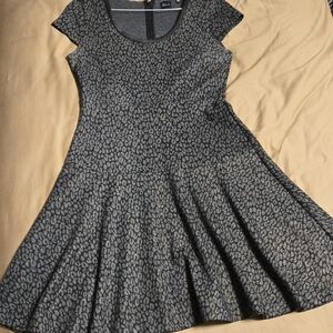 Saks Fifth Avenue Fit and Flare Cheetah Print Dress